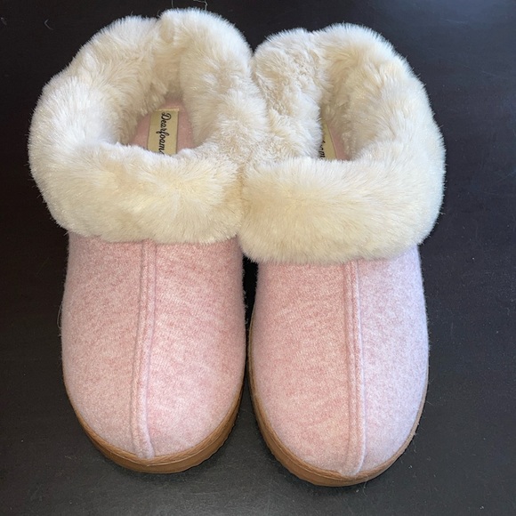 Dearfoam Women’s Chloe Soft Knit Clog Slippers size M 7-8 - Picture 1 of 7